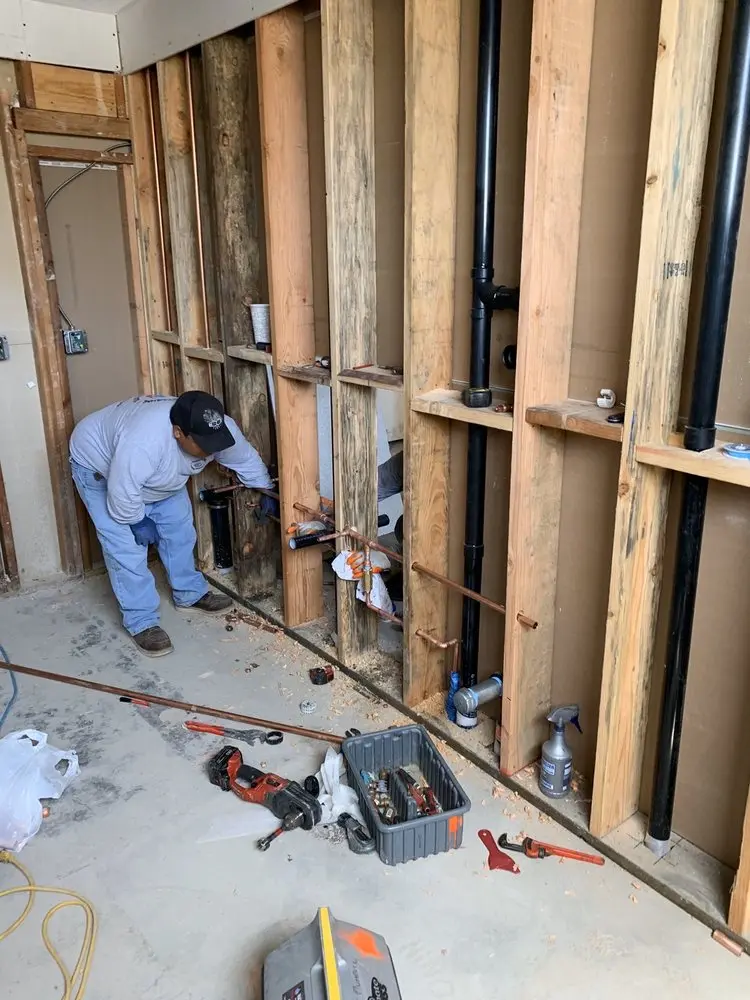 Commercial rough-in plumbing for Gas Line Repair in Georgetown Village